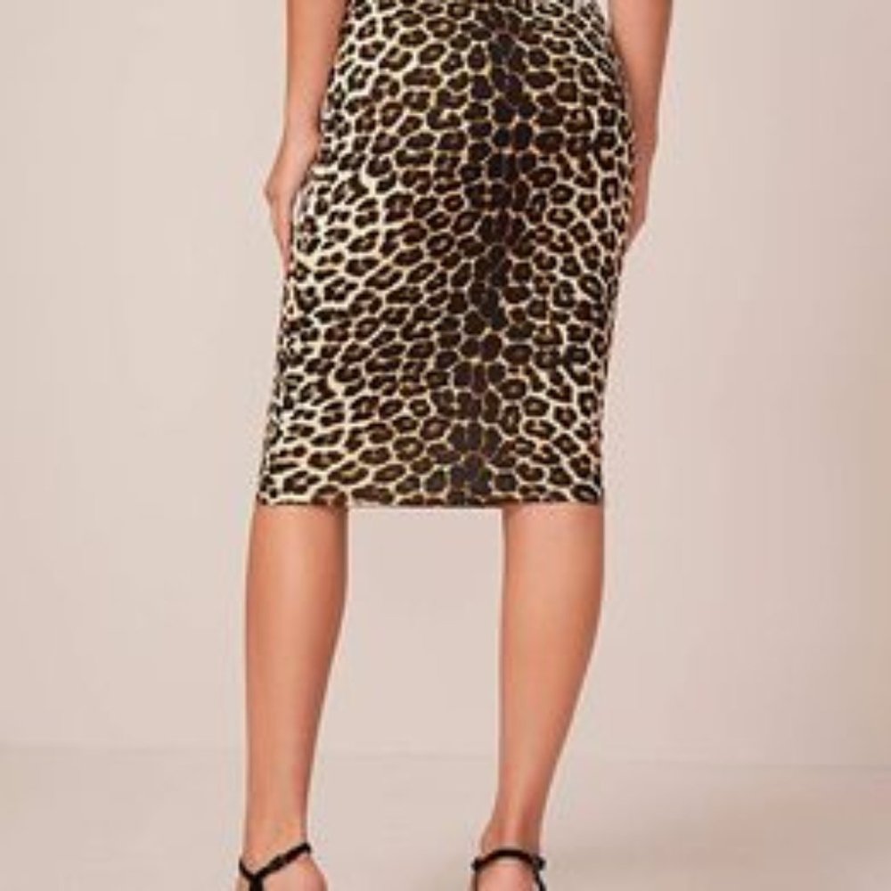 Leopard print Skirt